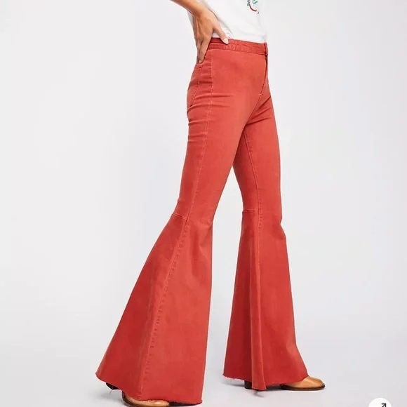 FREE PEOPLE NWOT Just Float On Flare Jeans Size 29 - Picture 4 of 12